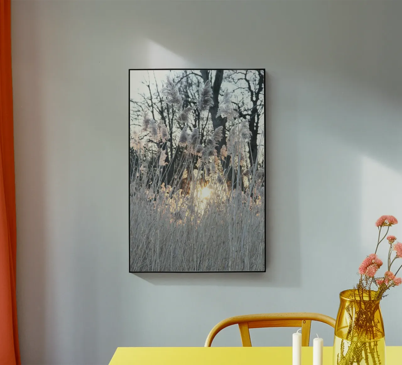 Winter sun acryl van eyes & tries