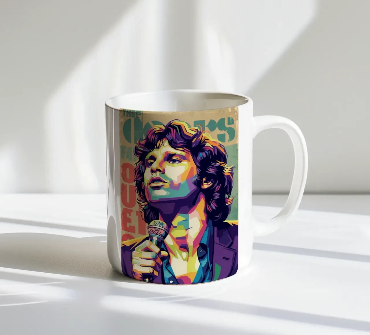 Jim Morrison - The Doors tazza in ceramica da Hantamrata