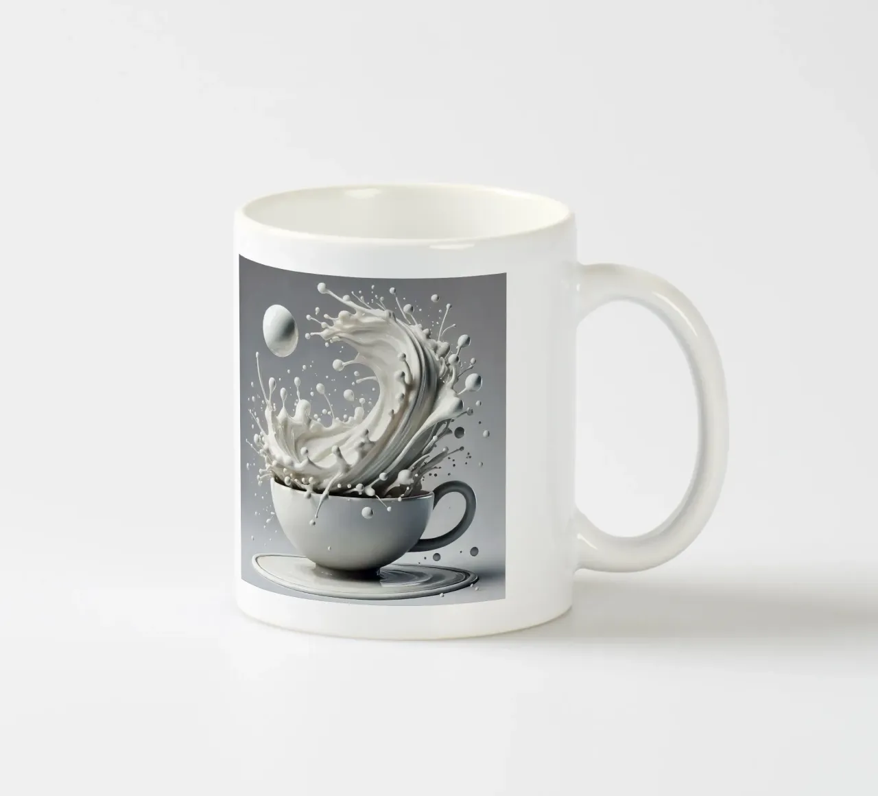Tazza con spruzzi di latte tazza in ceramica da BenCoStyle