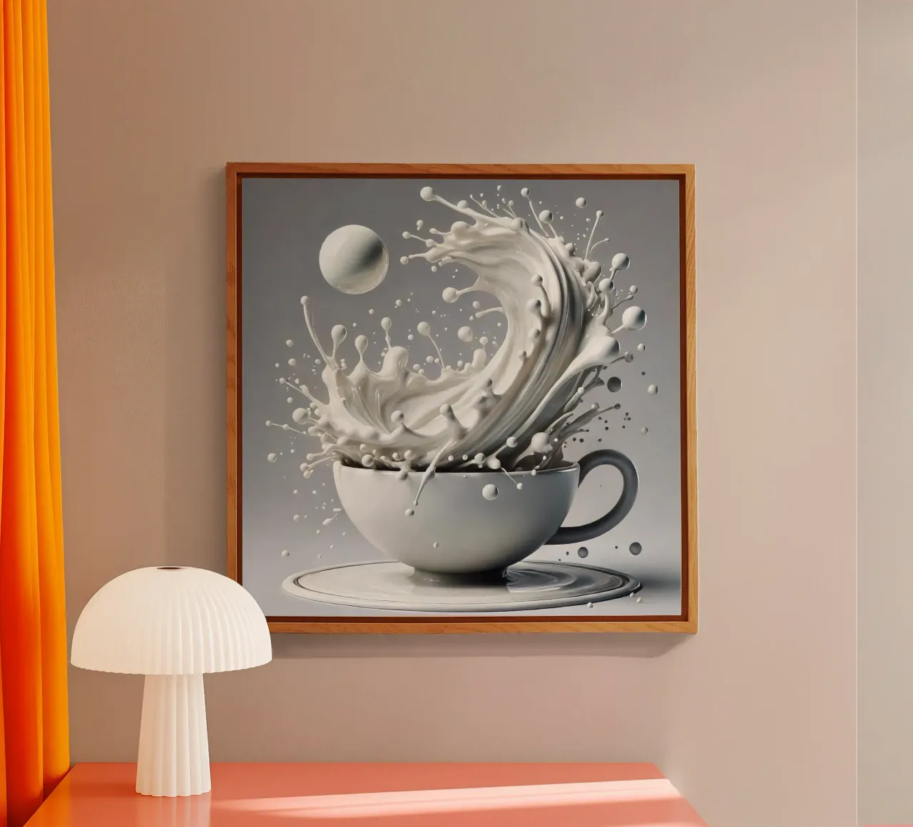 Tazza con spruzzi di latte plexiglass da BenCoStyle