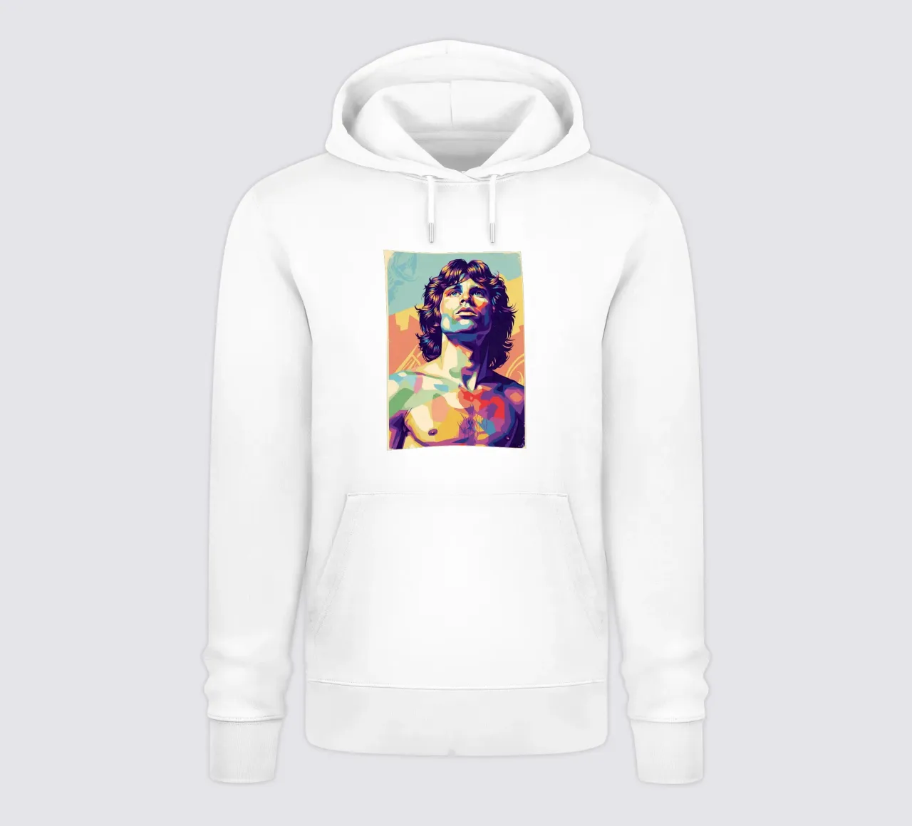 Estilo artístico WPAP de Jim Morrison sudadera con capucha de Hantamrata