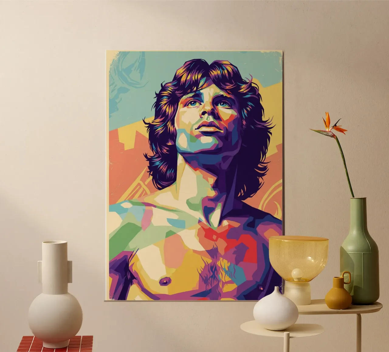 Stile artistico di Jim Morrison WPAP poster da Hantamrata