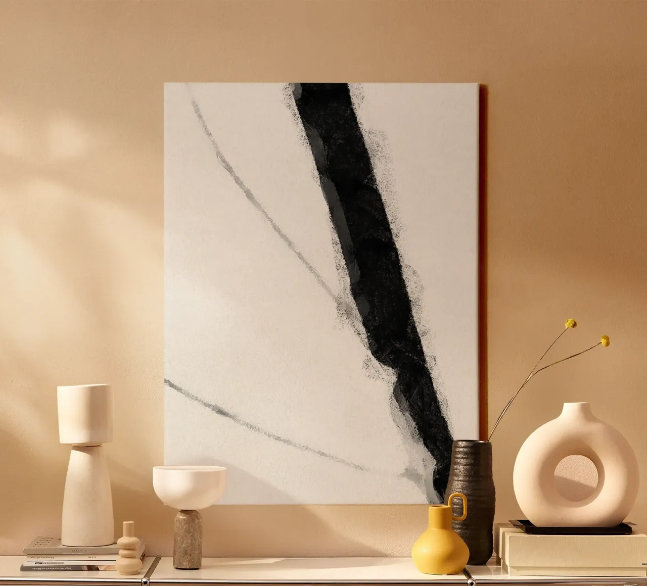 Minimal Monochrome D1 tela con Cornice a cassetta da sabidussi