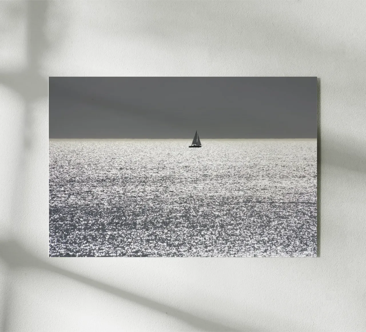 Barca a vela in controluce plexiglass da eyes & tries