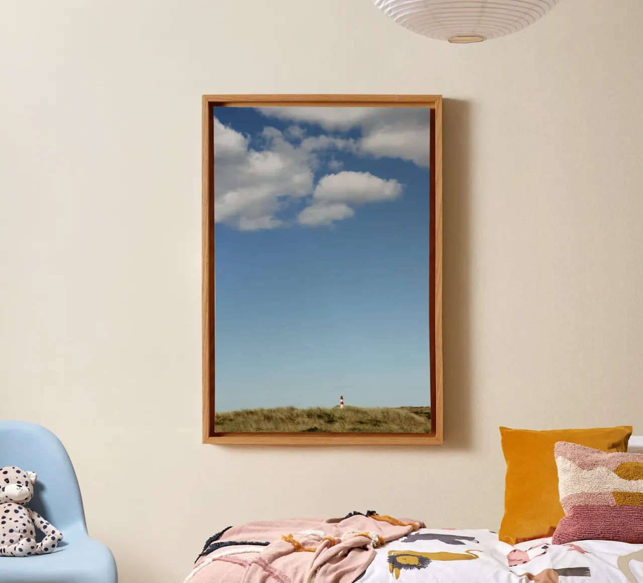 Faro di Sylt tela con Cornice a cassetta da eyes & tries