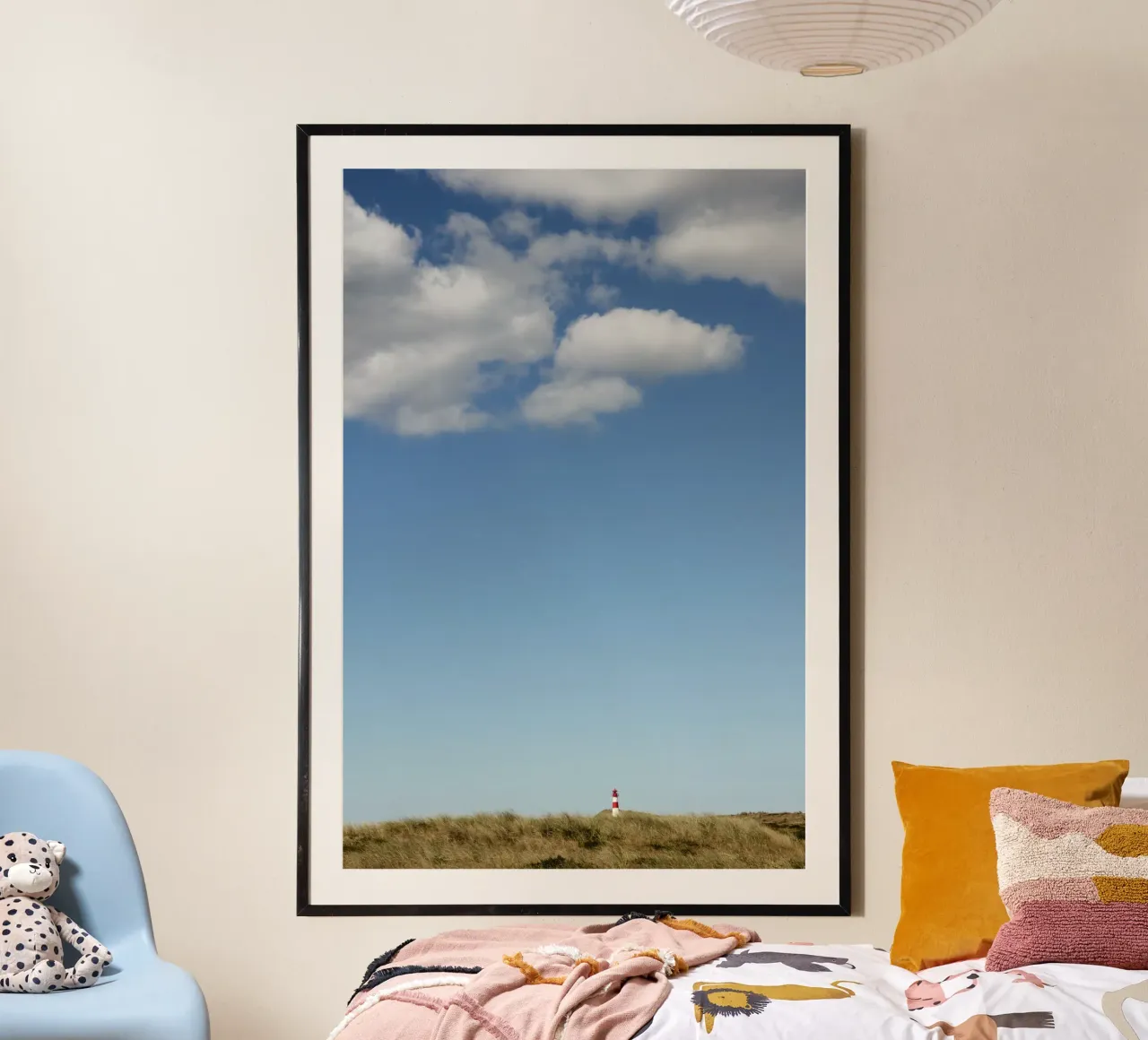 Faro di Sylt poster con telaio in alluminio da eyes & tries
