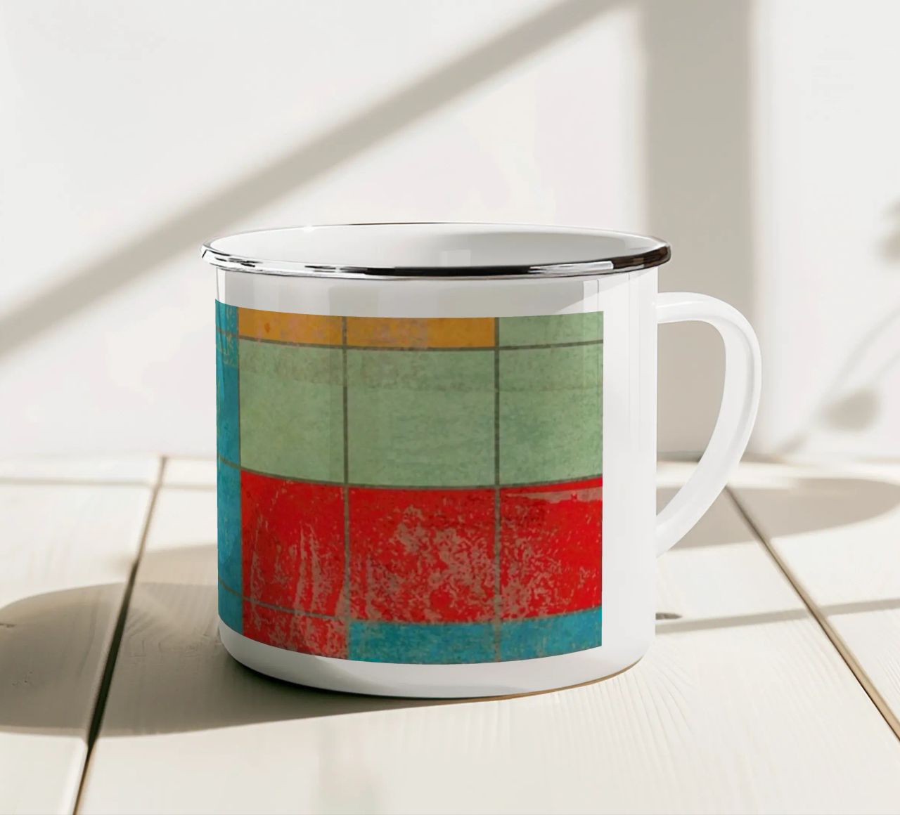 Metris tazza in smalto da Metron