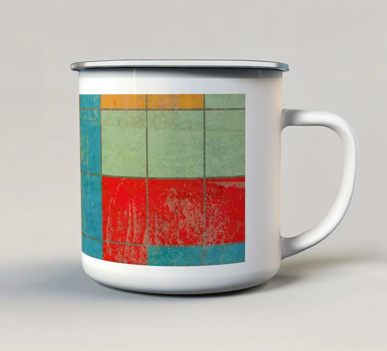 Metris tazza in smalto da Metron