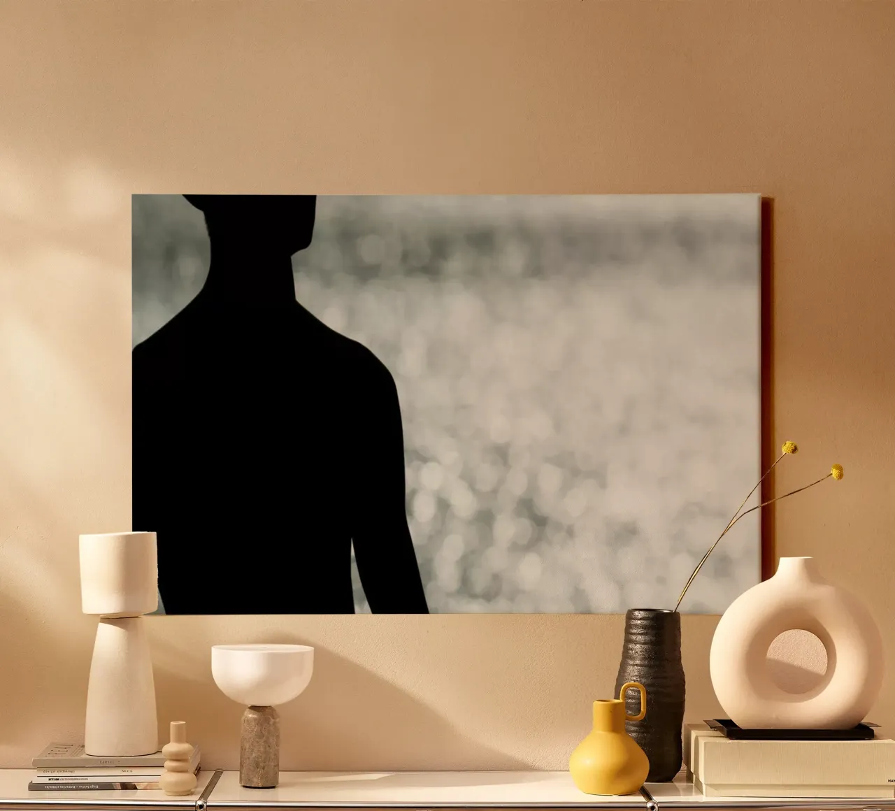 Scènes uit Eilat #11 canvas met Baklijst van Tal Paz-Fridman