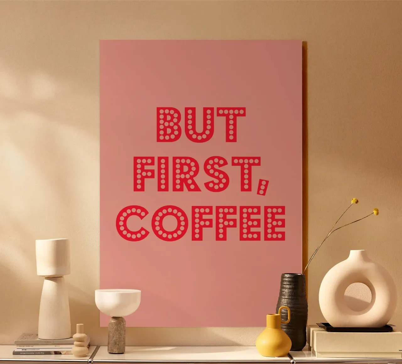 But First Coffee plexiglass da Attaboy Dsgn