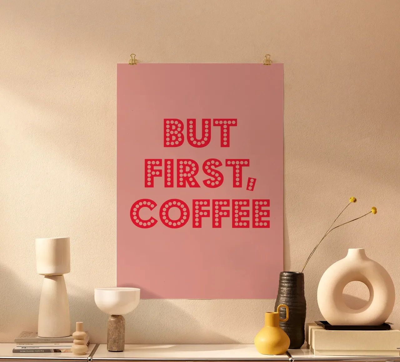 But First Coffee poster da Attaboy Dsgn
