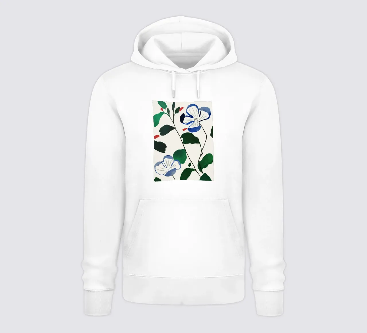 Steli in fiore felpa con cappuccio da ThingDesign