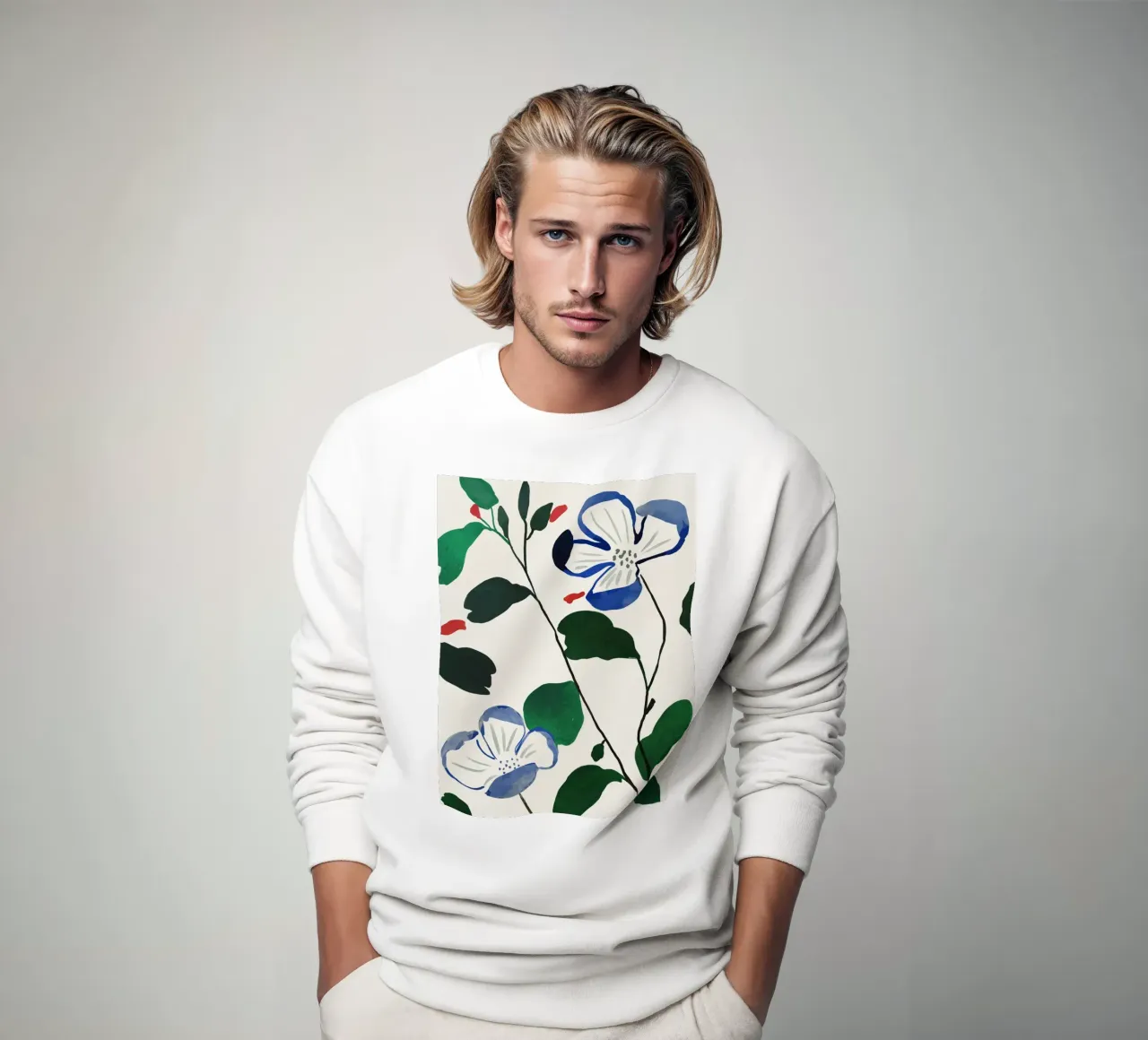 Steli in fiore felpa da ThingDesign