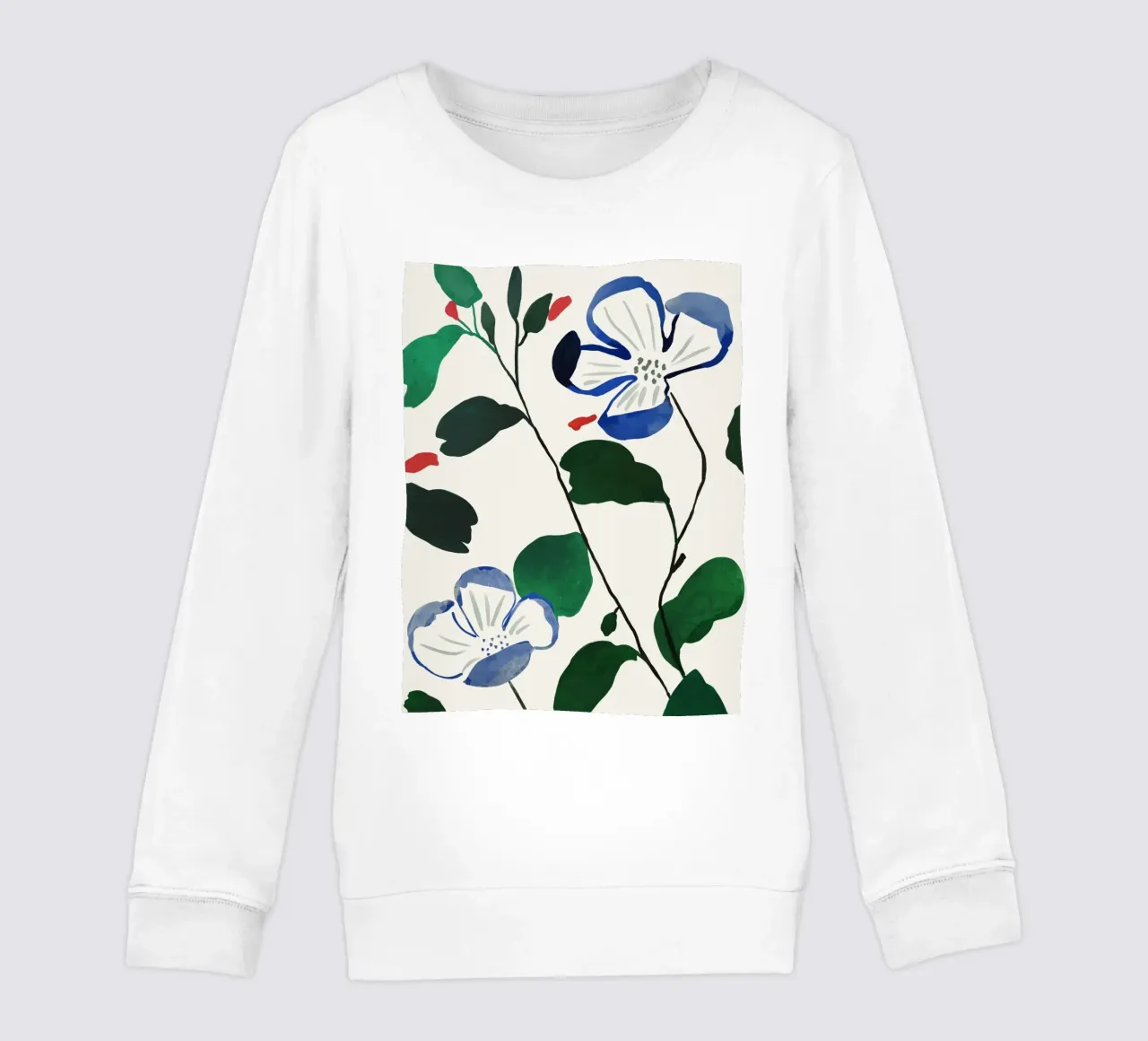 Steli in fiore felpa bambino da ThingDesign