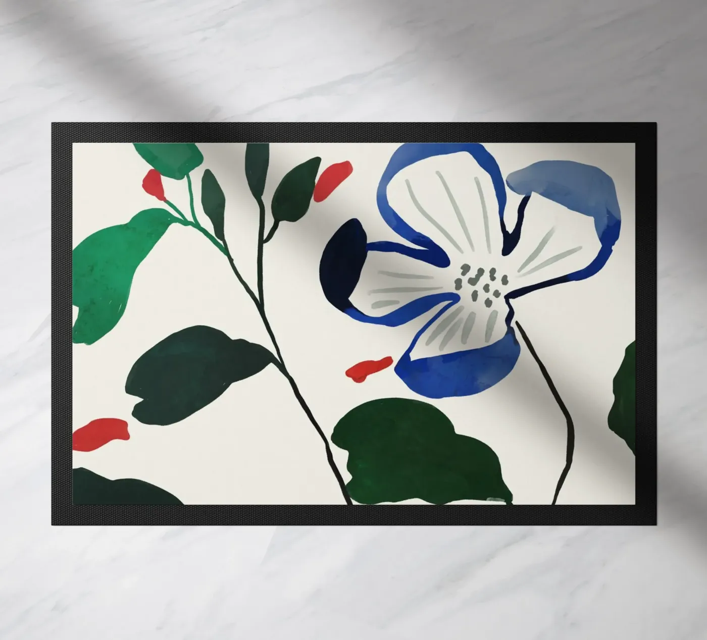 Blooming Stems doormat by ThingDesign