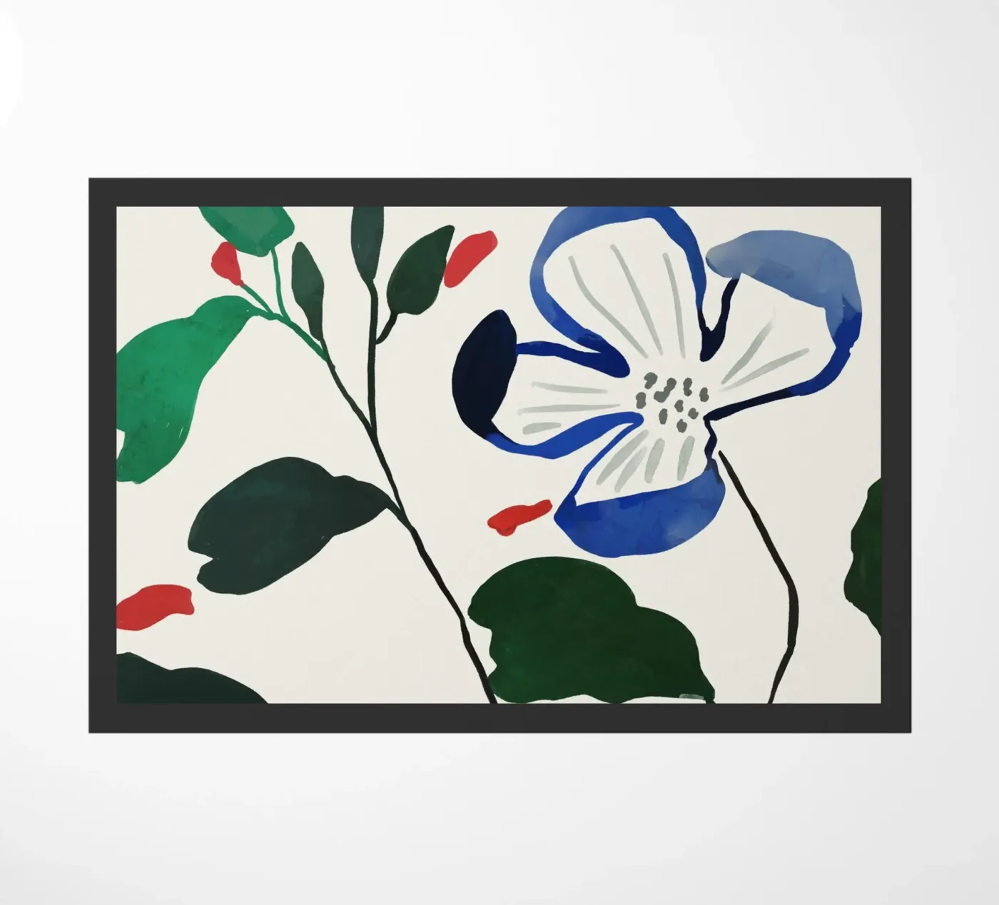 Blooming Stems doormat by ThingDesign