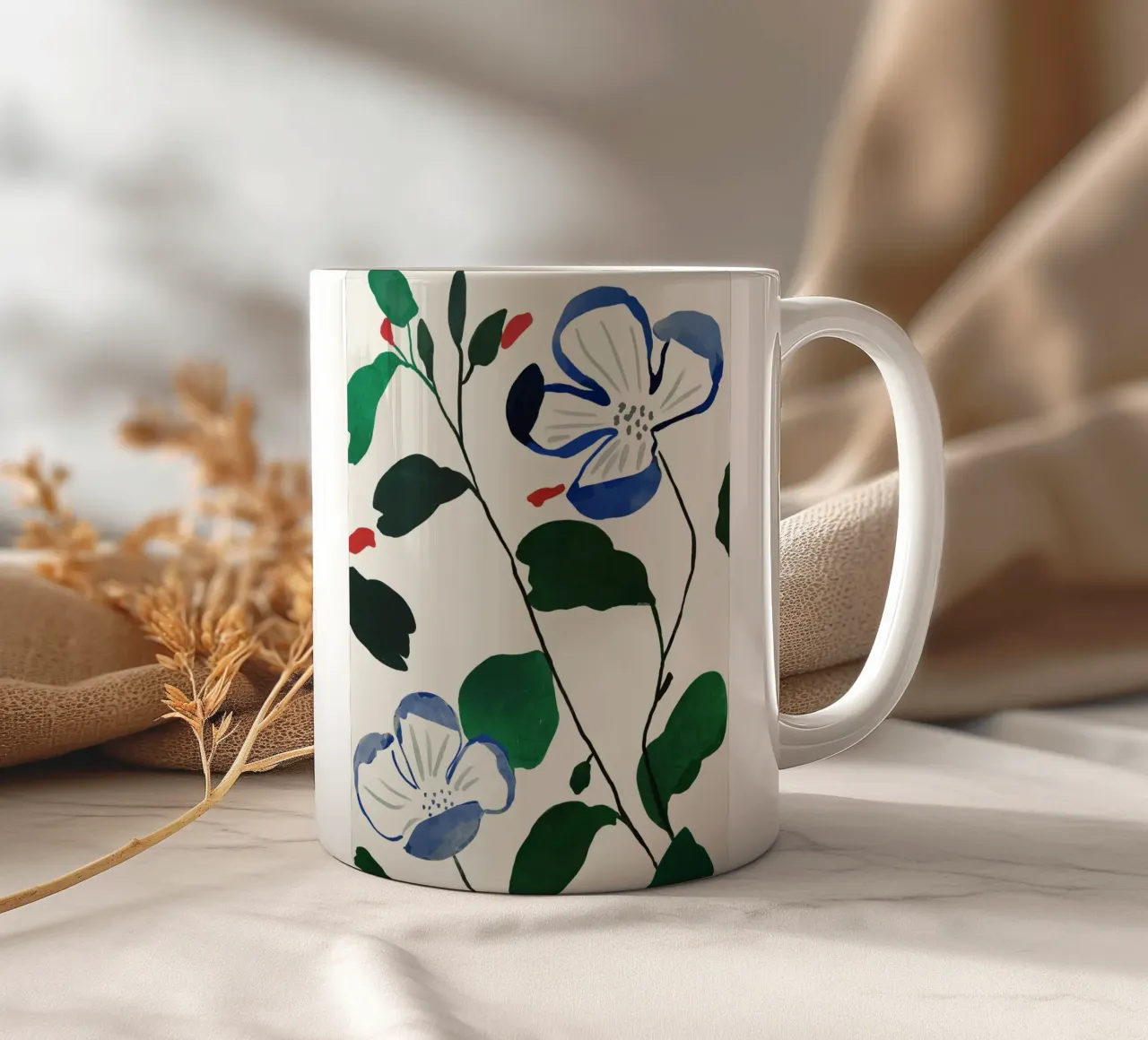 Steli in fiore tazza in ceramica da ThingDesign