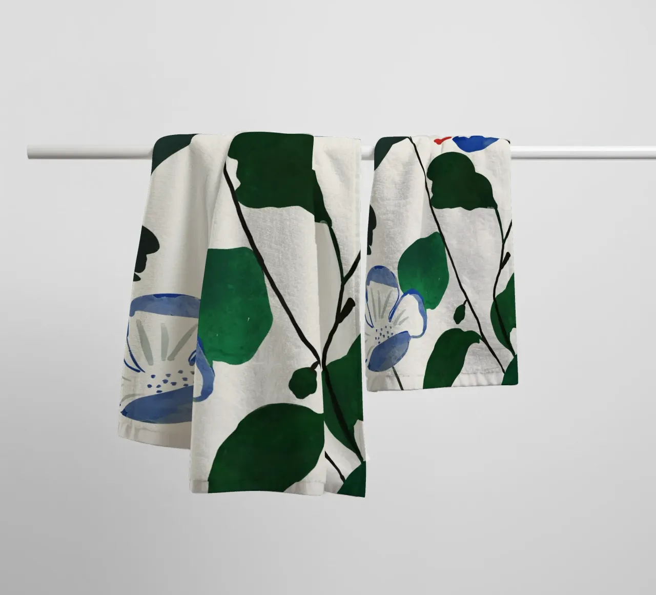 Steli in fiore asciugamano da bagno da ThingDesign