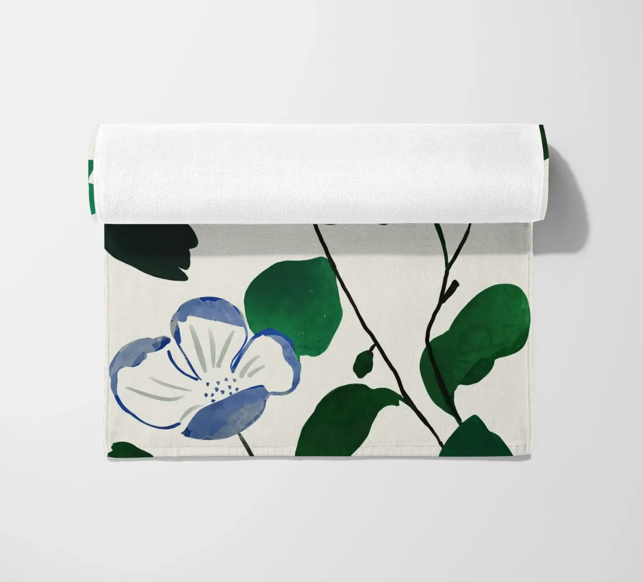 Steli in fiore telo mare da ThingDesign