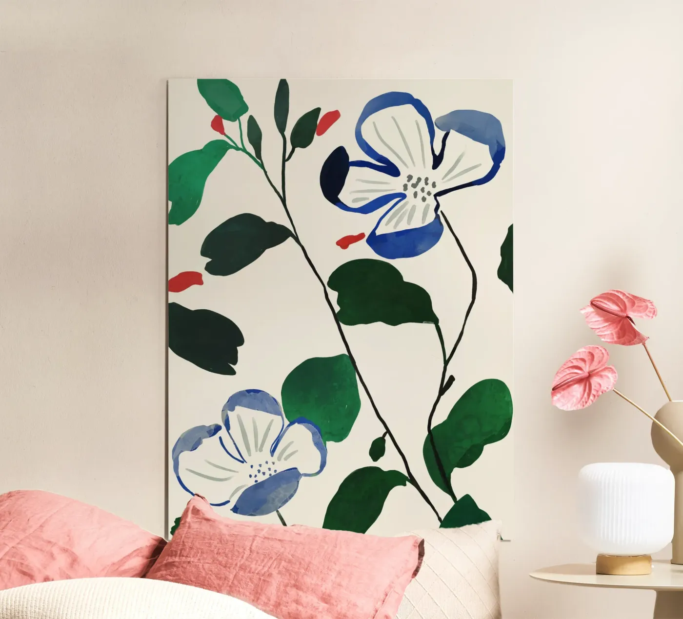 Blooming Stems poster by ThingDesign