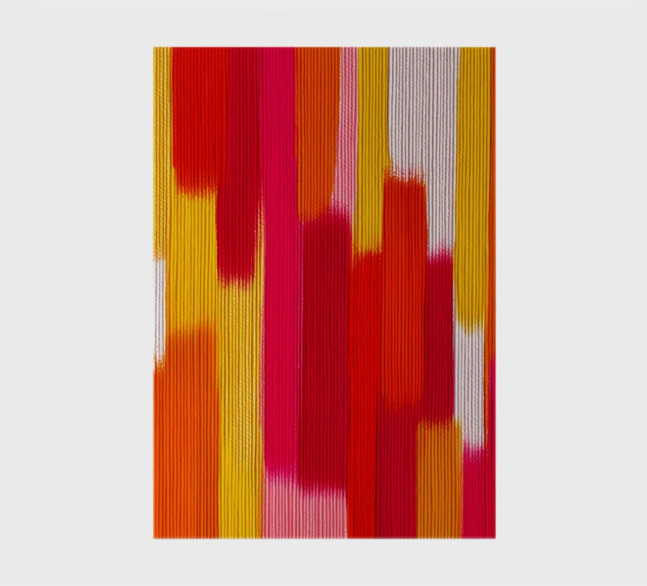 Abstract late summer | Solar stripe pattern notebook by Autofocus