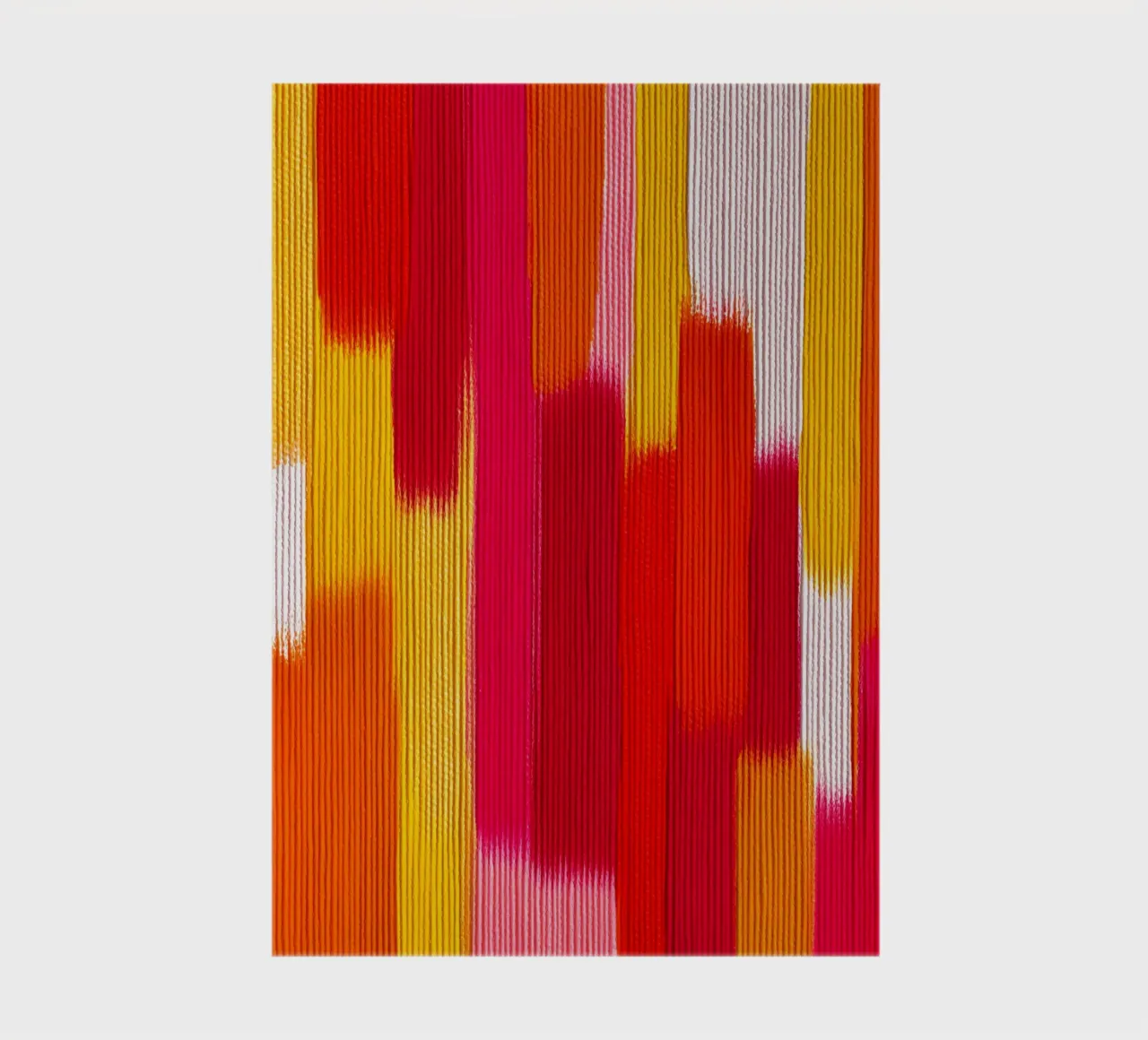 Abstract late summer | Solar stripe pattern notebook by Autofocus