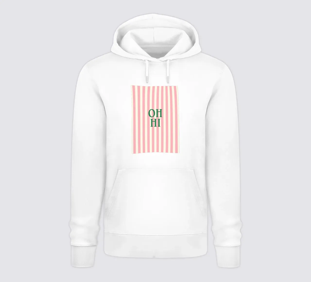Oh Hi Playful Typography felpa con cappuccio da Attaboy Dsgn