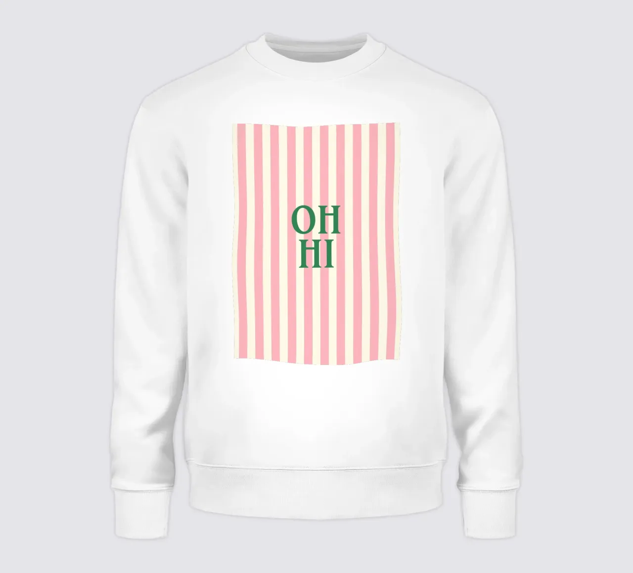 Oh Hi Playful Typography felpa da Attaboy Dsgn