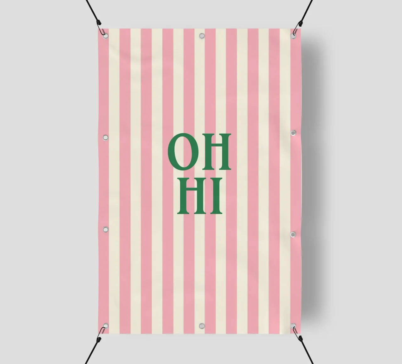 Oh Hi Playful Typography telo in pvc da Attaboy Dsgn