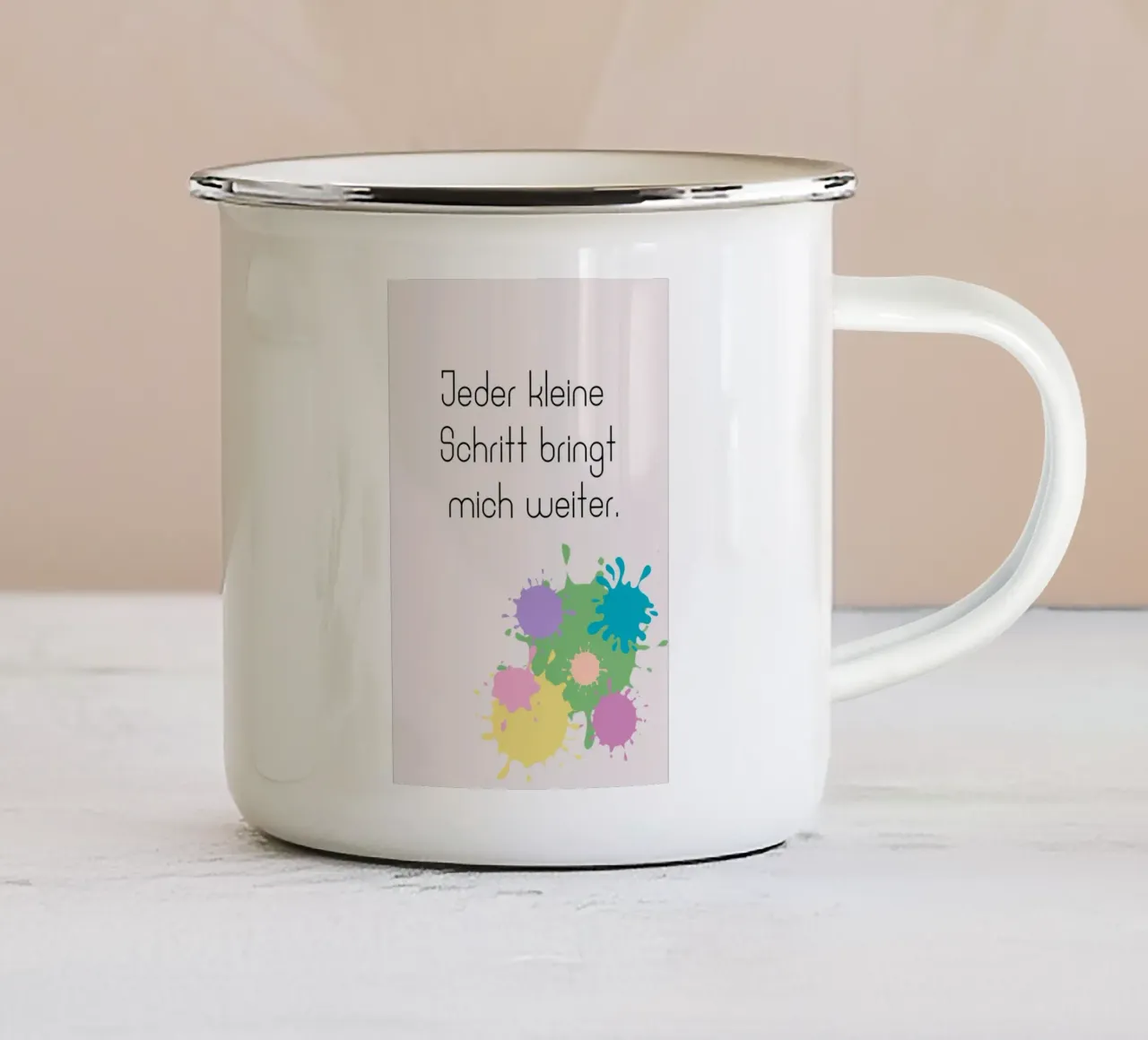 Jeder Schritt tazza in smalto da AESTHETIC VIBES by Isabel