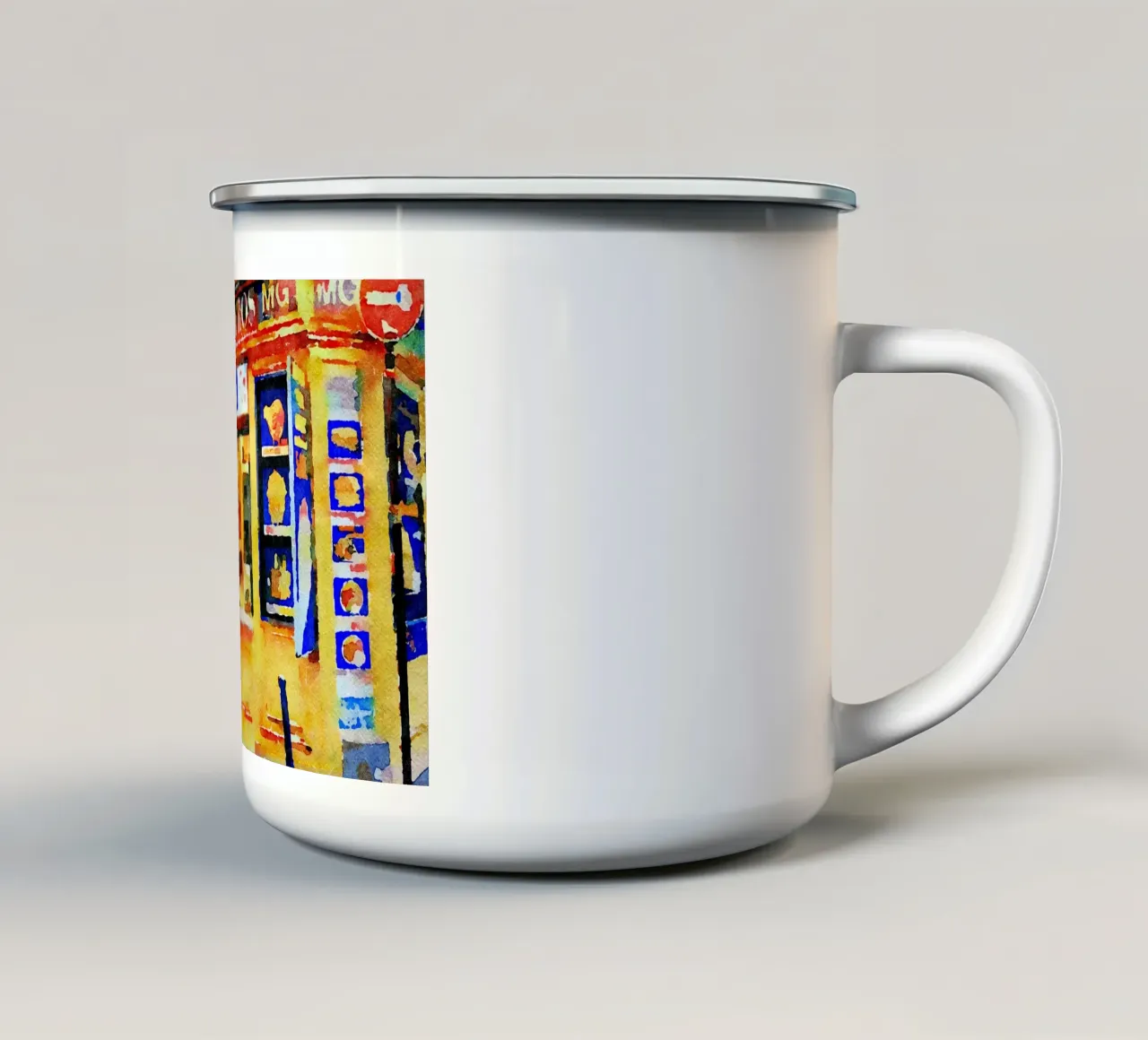 Parigi tazza in smalto da Massimo Frascogna