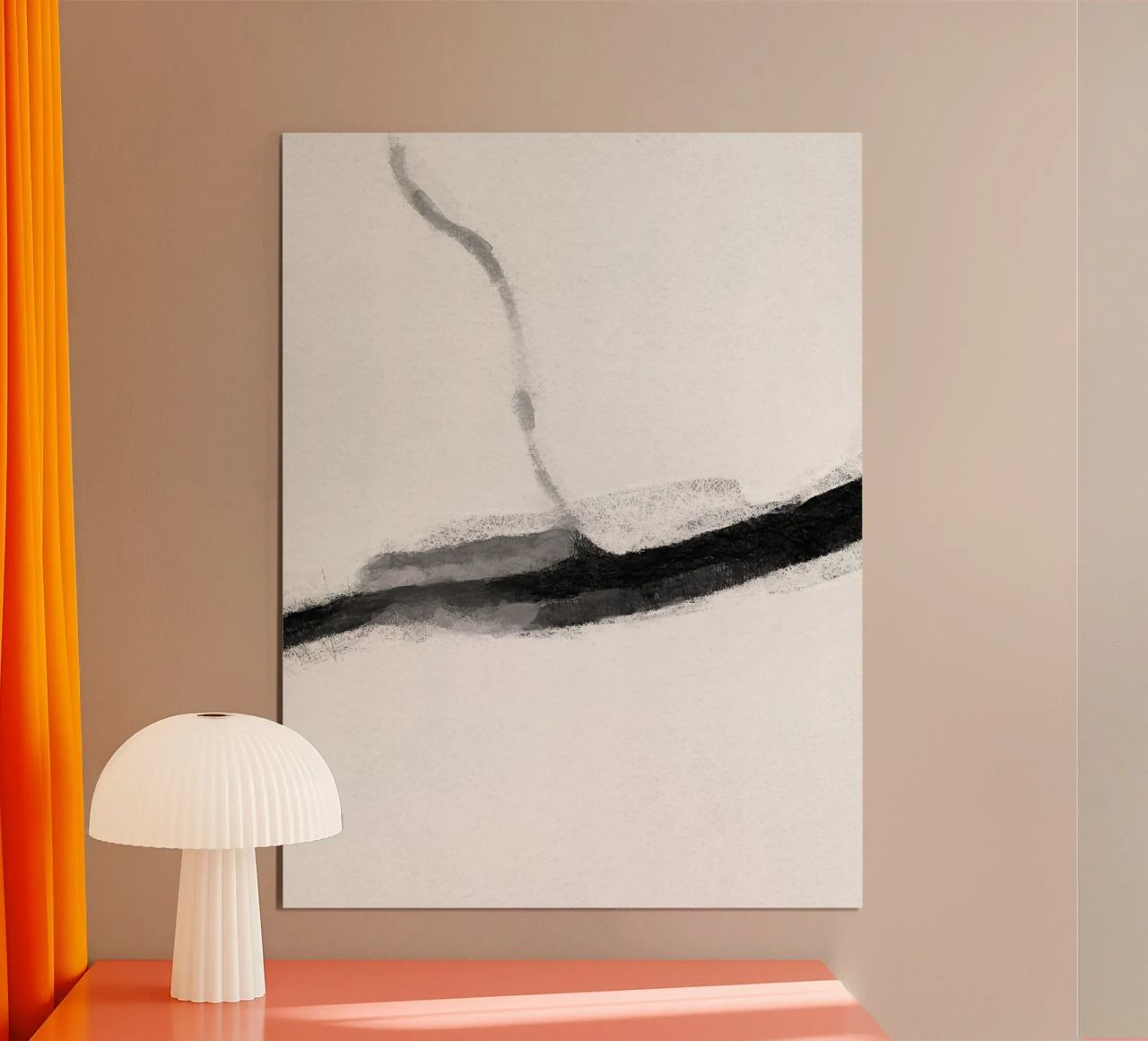 Minimal Monochrome D3 Poster von sabidussi