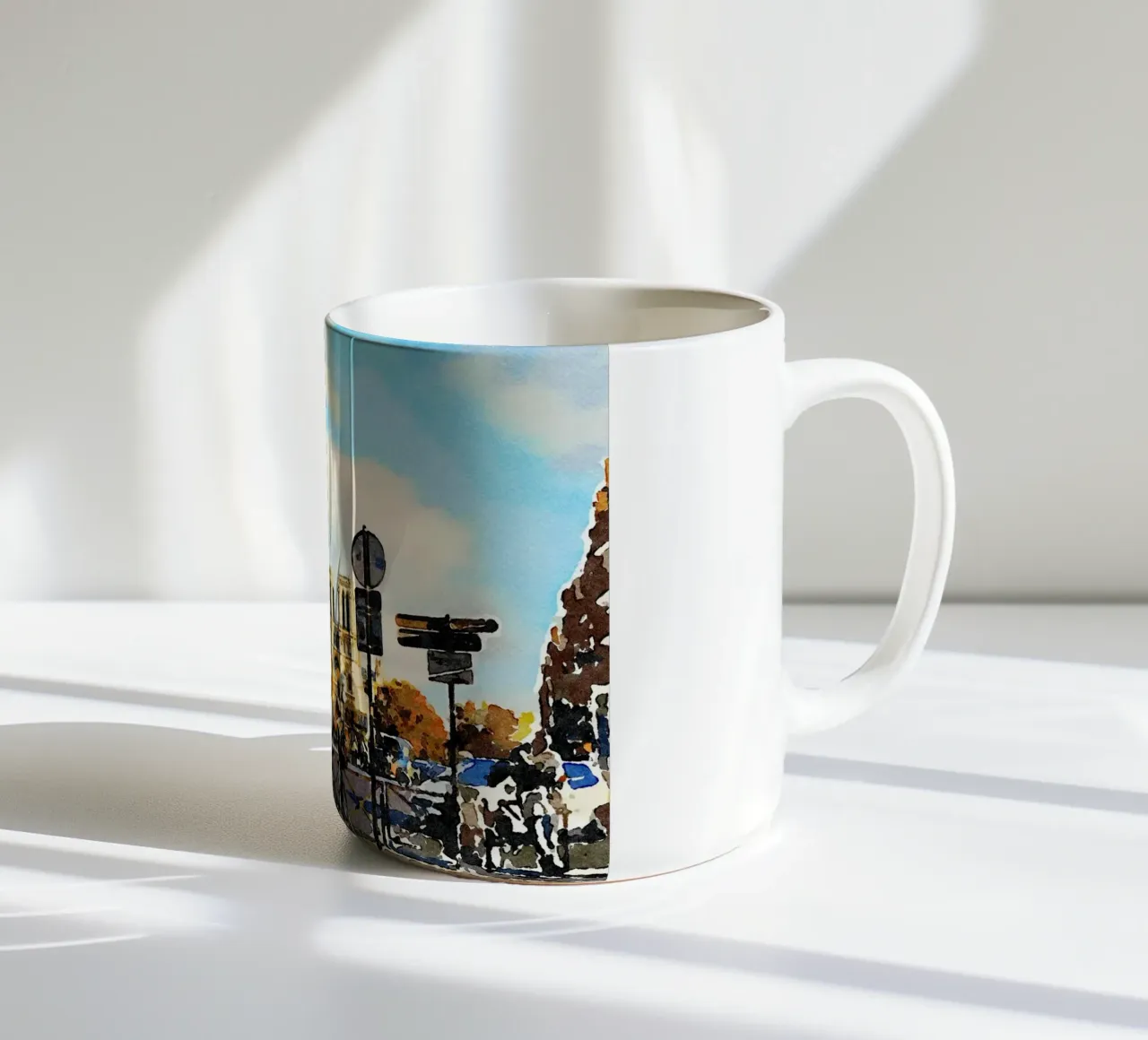 Parigi tazza in ceramica da Massimo Frascogna