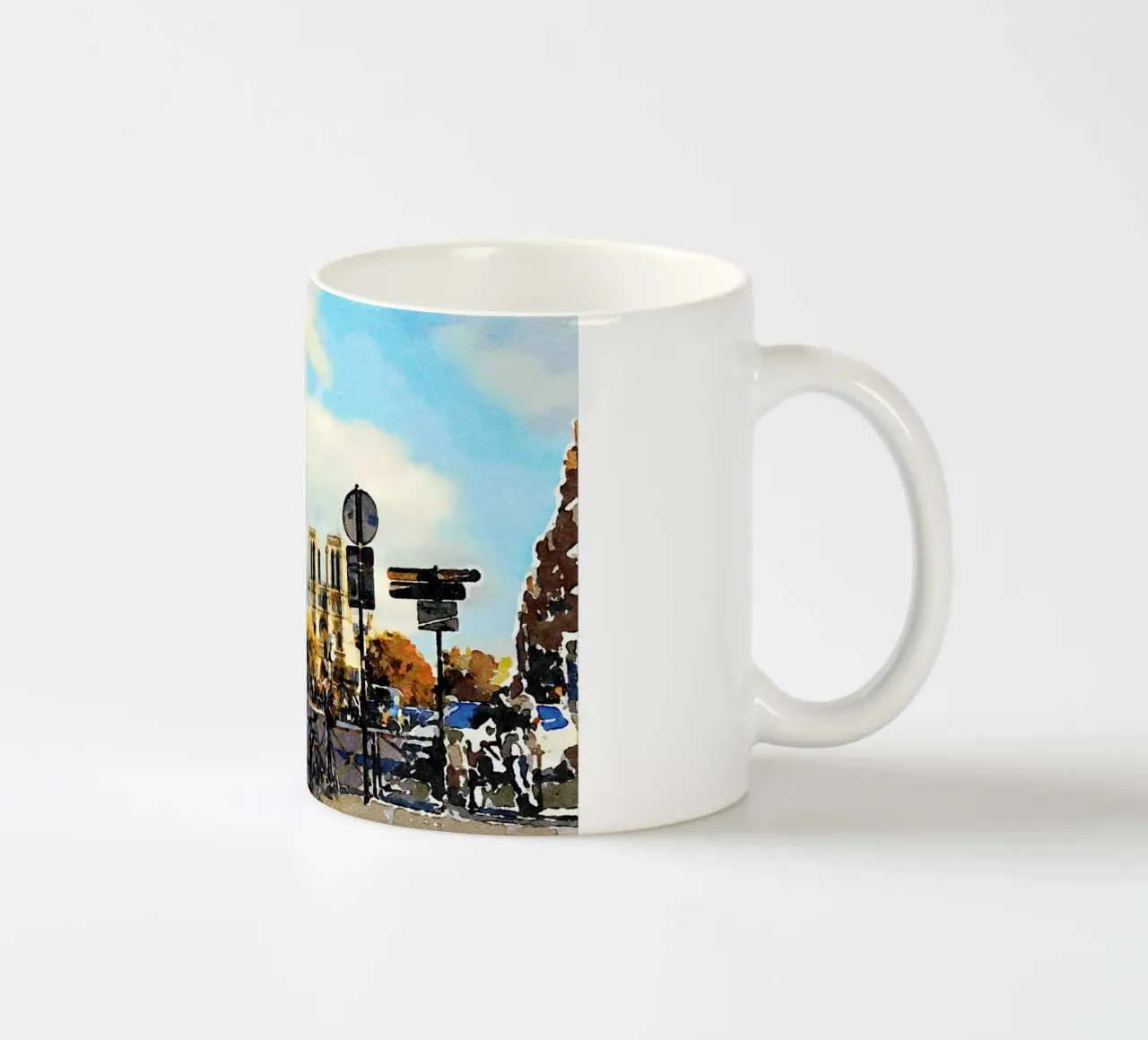 Parigi tazza in ceramica da Massimo Frascogna