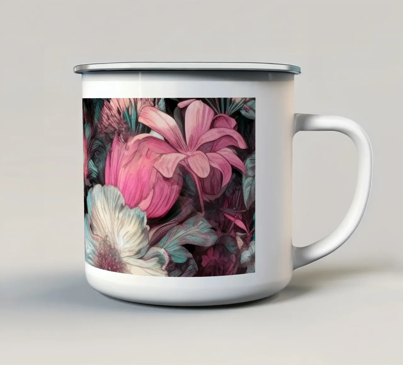 Notte sul prato tazza in smalto da Justyna Jaszke JBJart