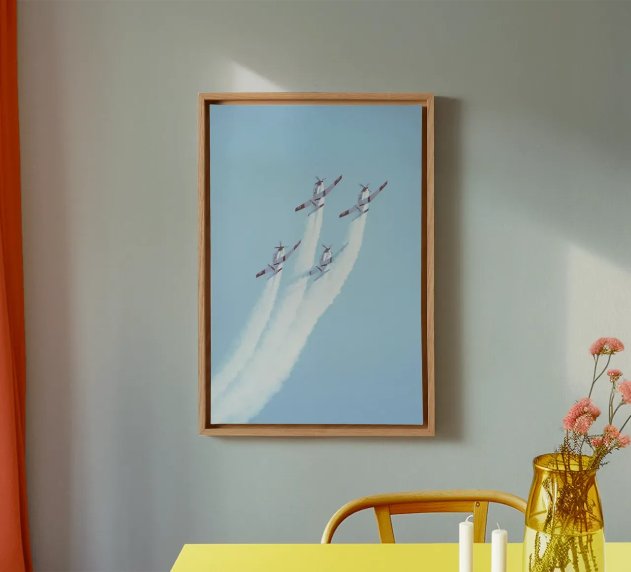 IAF I d'epoca tela con Cornice a cassetta da Tal Paz-Fridman