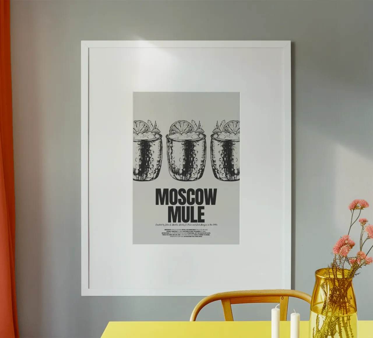 Moscow Mule poster da PurePeachStudio