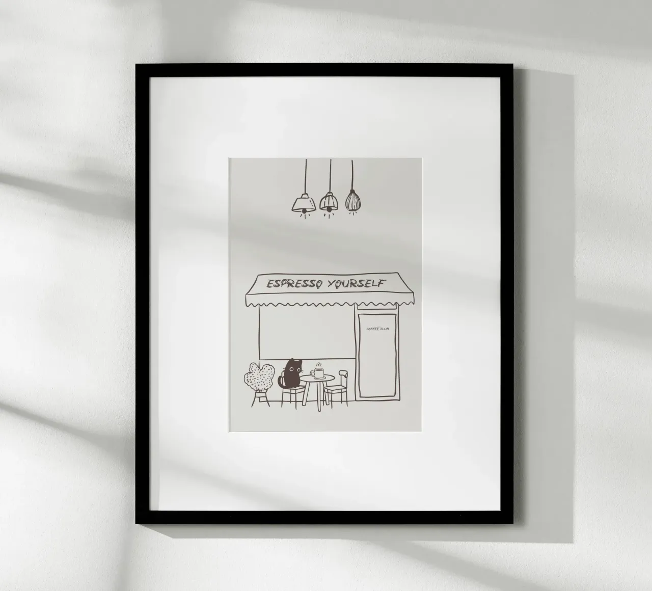 Espresso da soli poster da PurePeachStudio