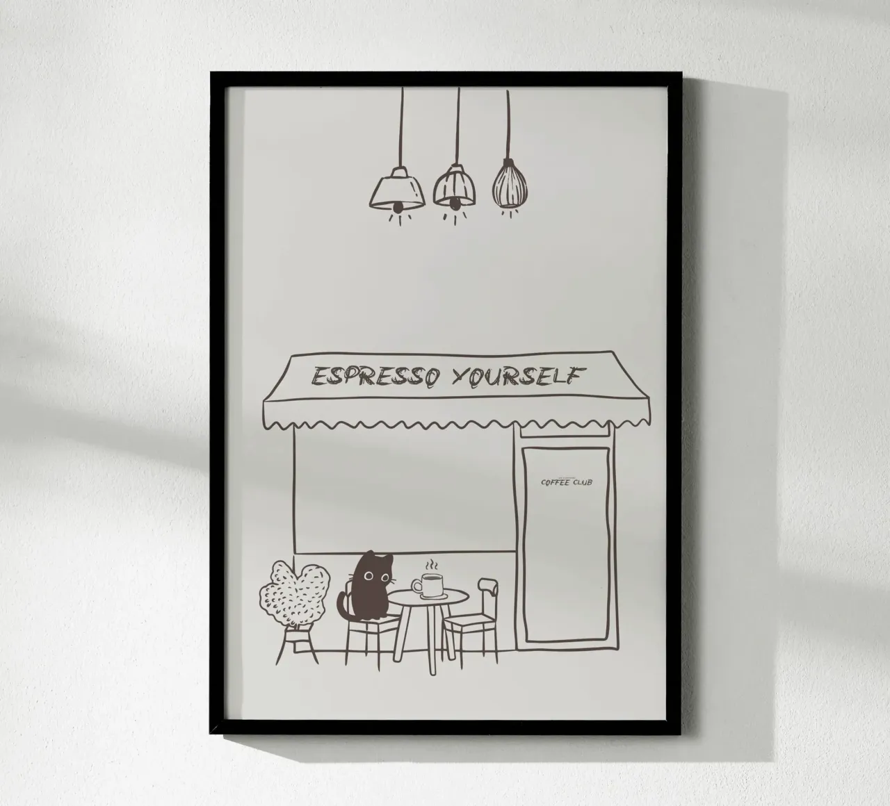 Espresso da soli poster da PurePeachStudio