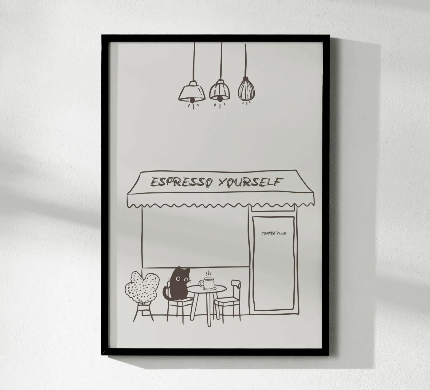 Espresso da soli poster da PurePeachStudio