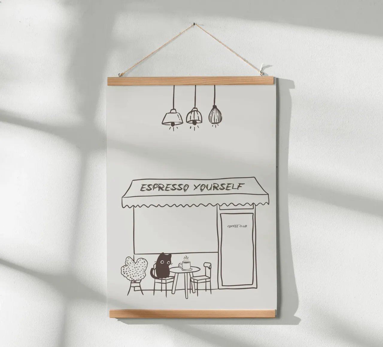 Espresso da soli poster da PurePeachStudio