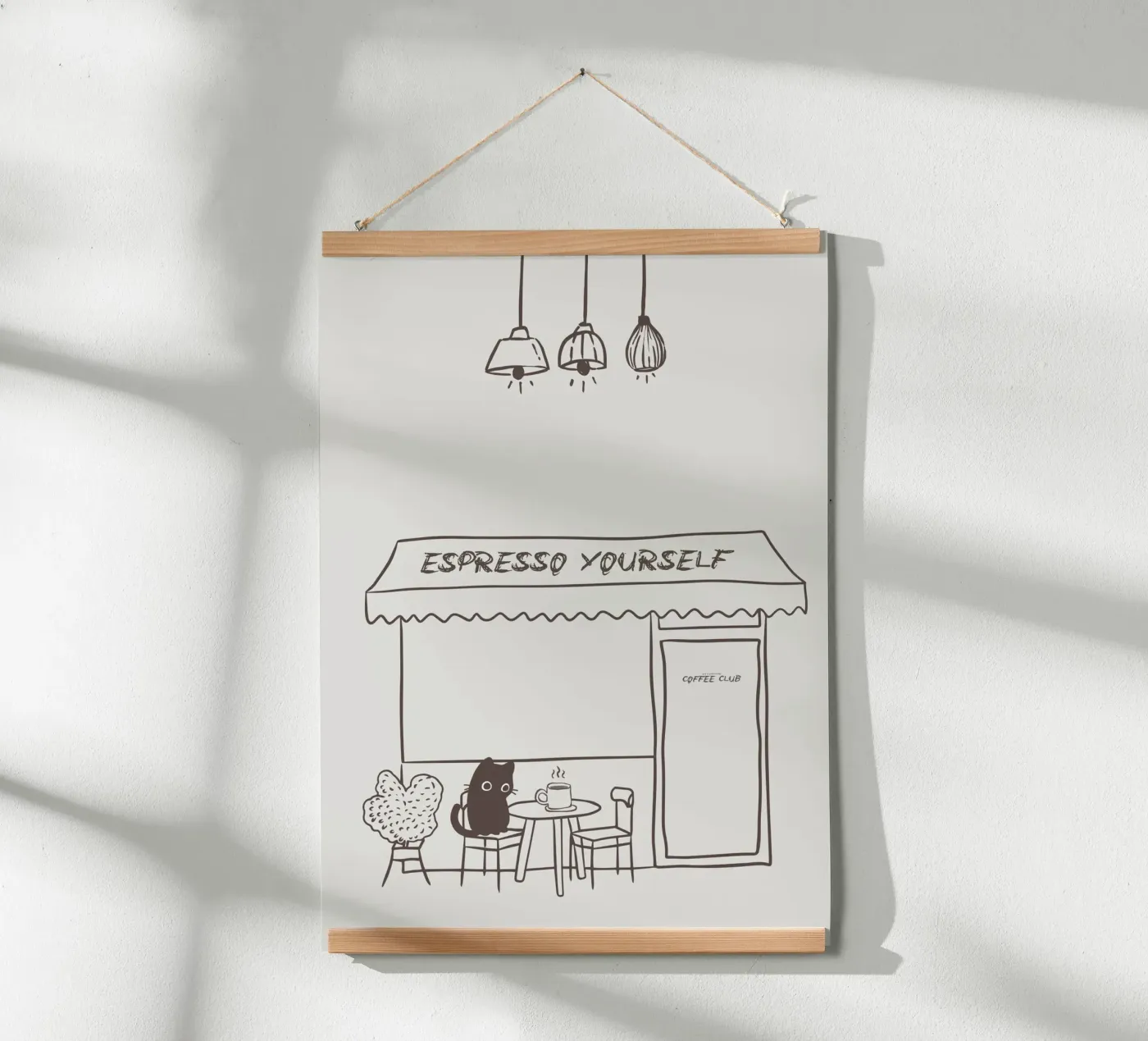 Espresso da soli poster da PurePeachStudio