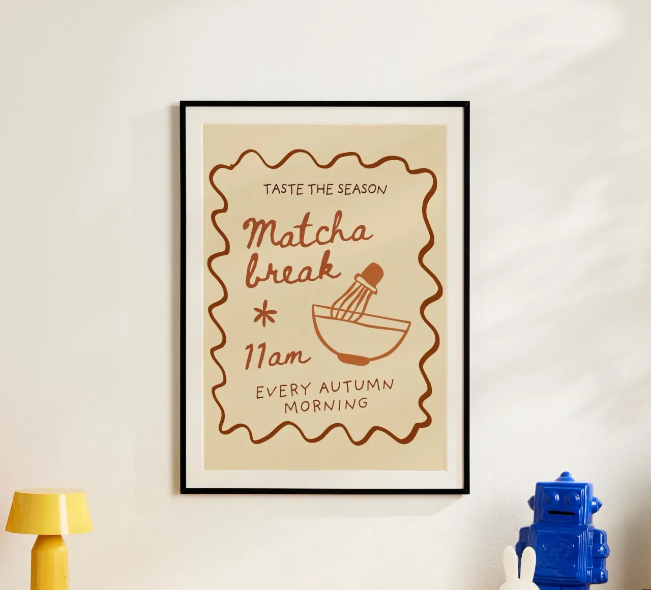 Poster della pausa Matcha: Rituale mattutino d'autunno poster da vintagepod