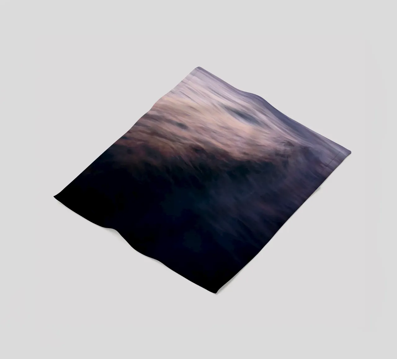 The Uniqueness of Waves XVII fleece blanket by Tal Paz-Fridman