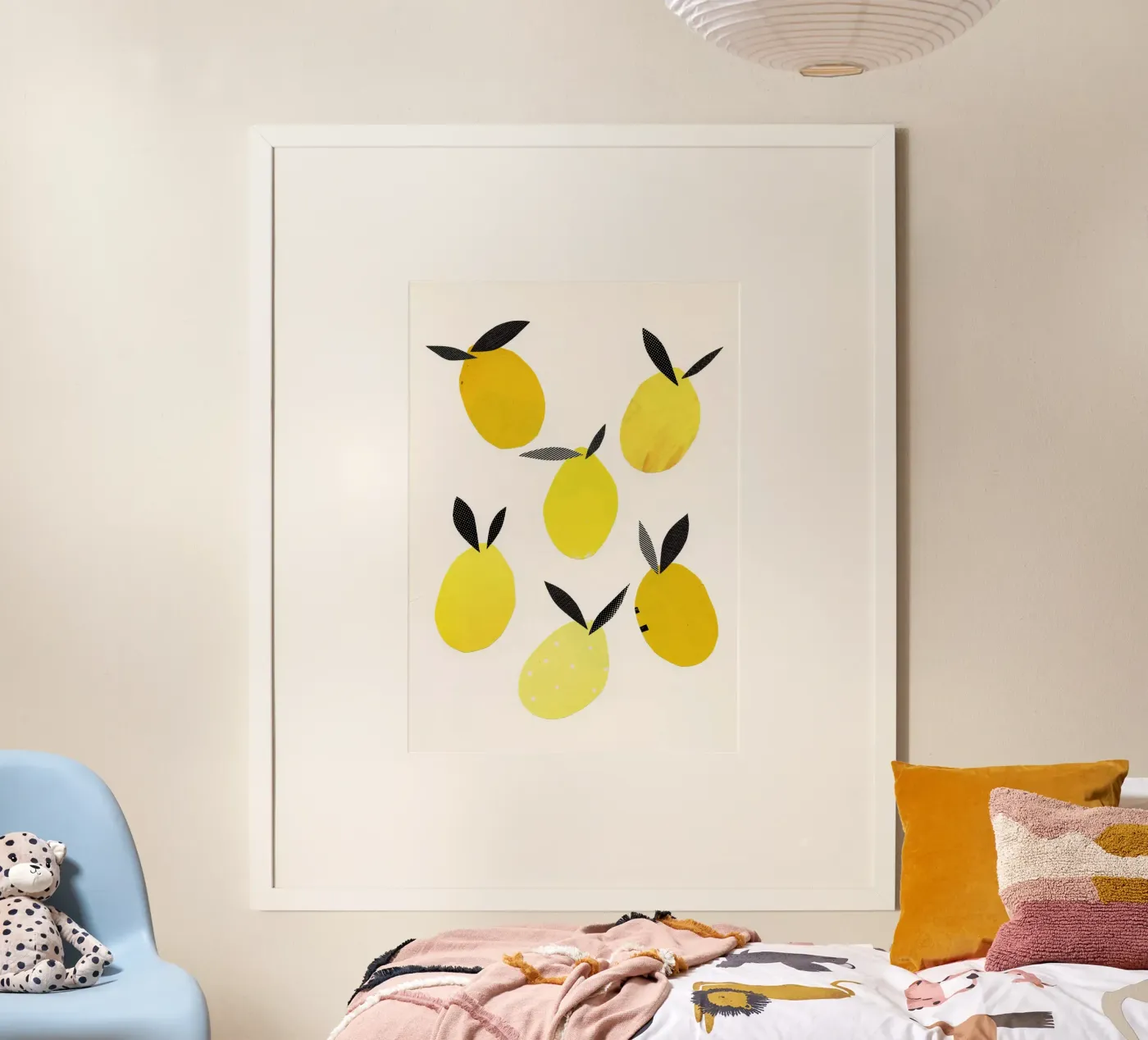 Zitronen Poster von Cassia Beck Collage