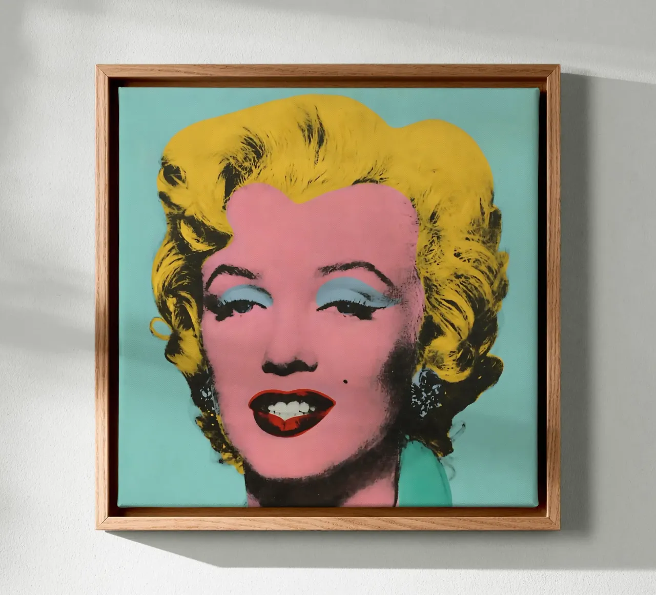 Andy Warhol kunst 1 canvas met Baklijst van domherrick1