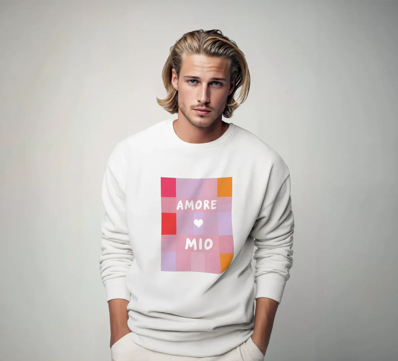 Amore mio Gitterlook felpa da Carinaprint