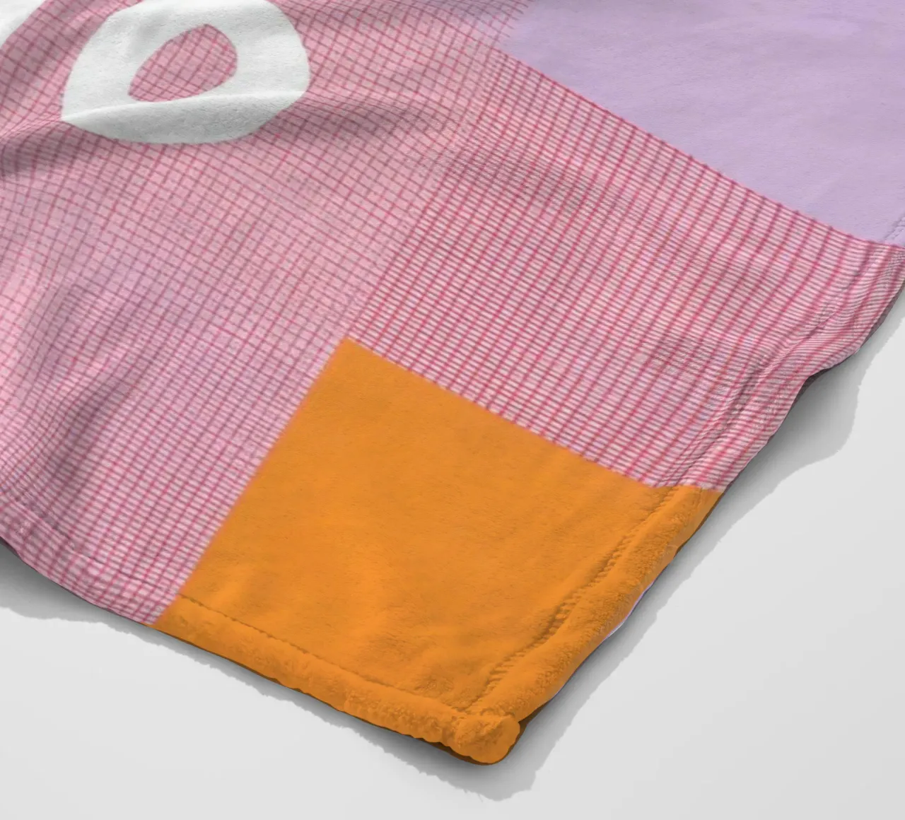 Amore mio Gitterlook coperta in pile da Carinaprint
