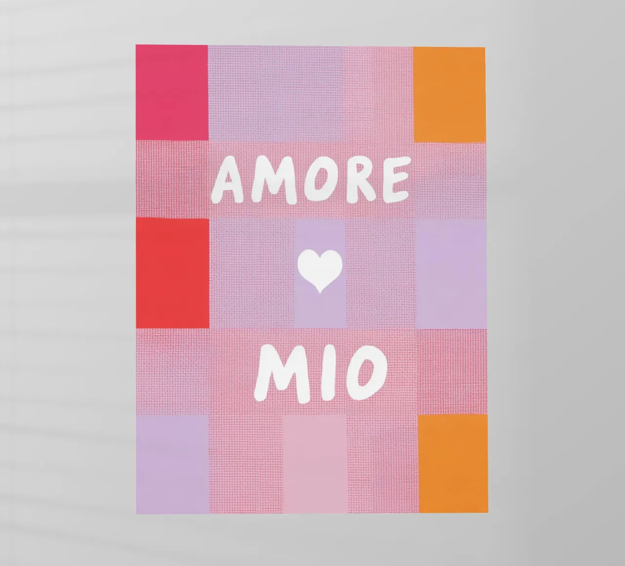 Amore mio Gitterlook pellicola backlit da Carinaprint