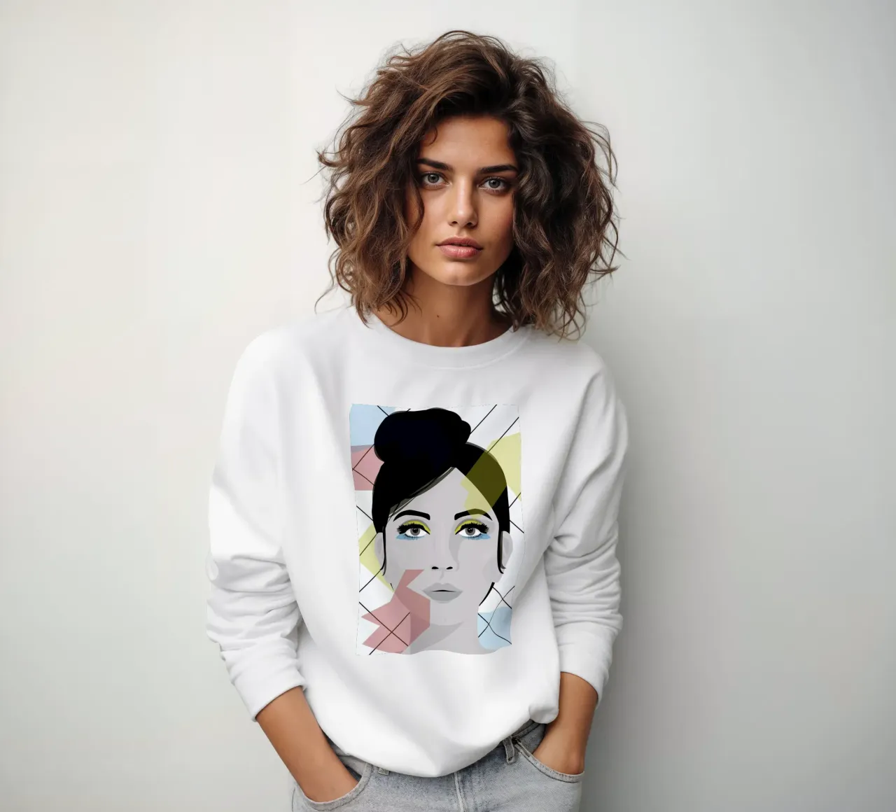 Colour on my face sweatshirt by Ctoft